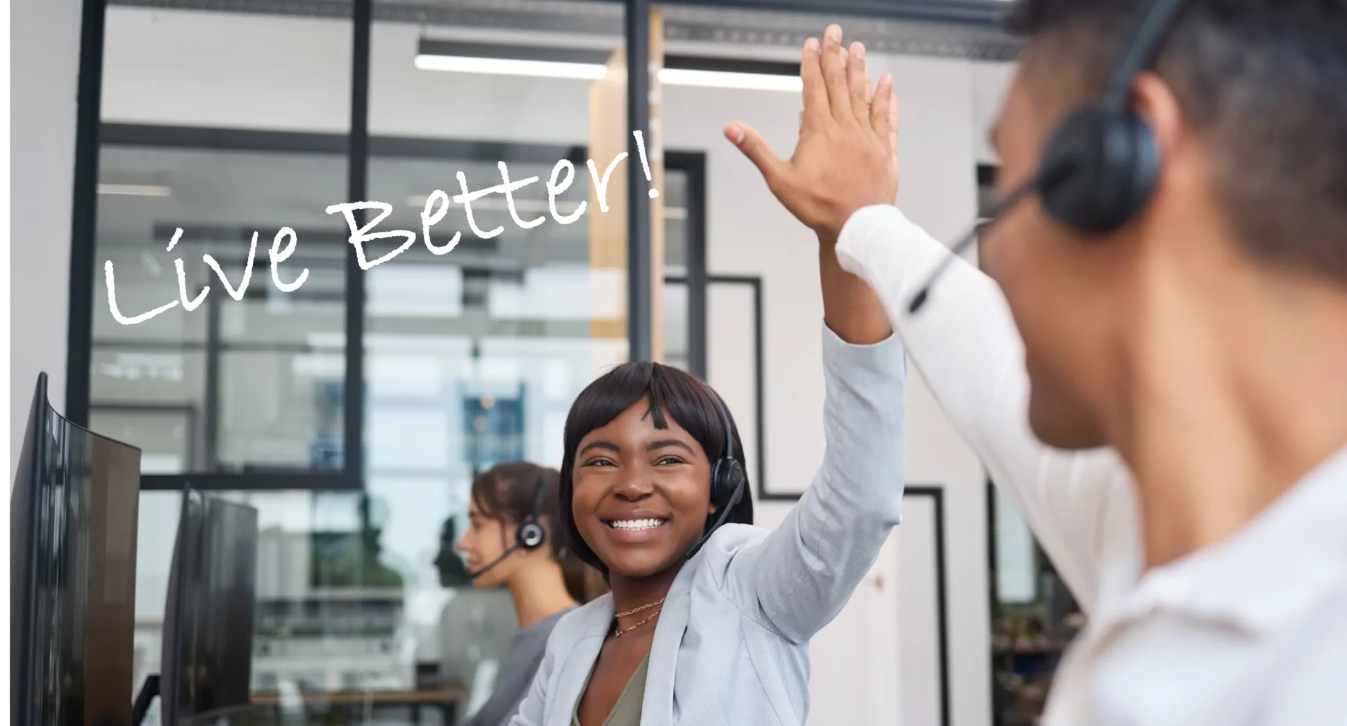 Corporate "Hight Five"