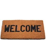 image of a welcome mat