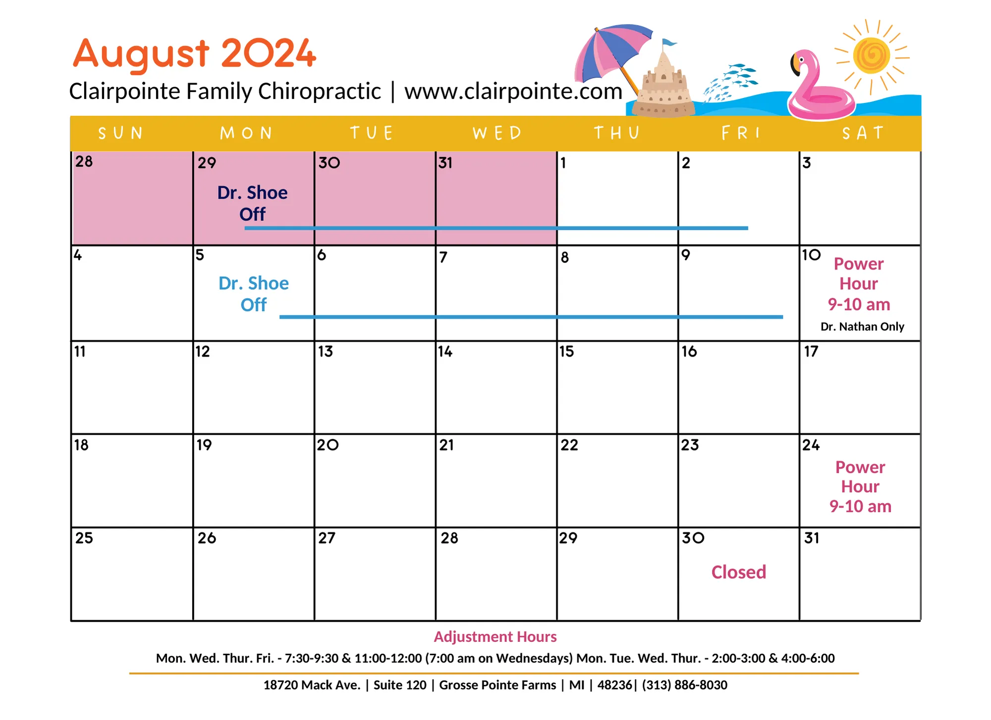 August Calendar 2024