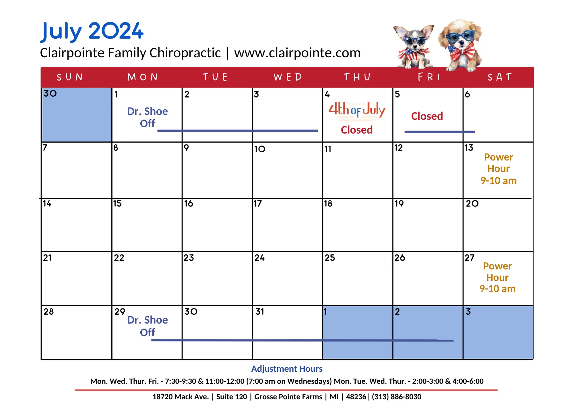 July 2024 Calendar