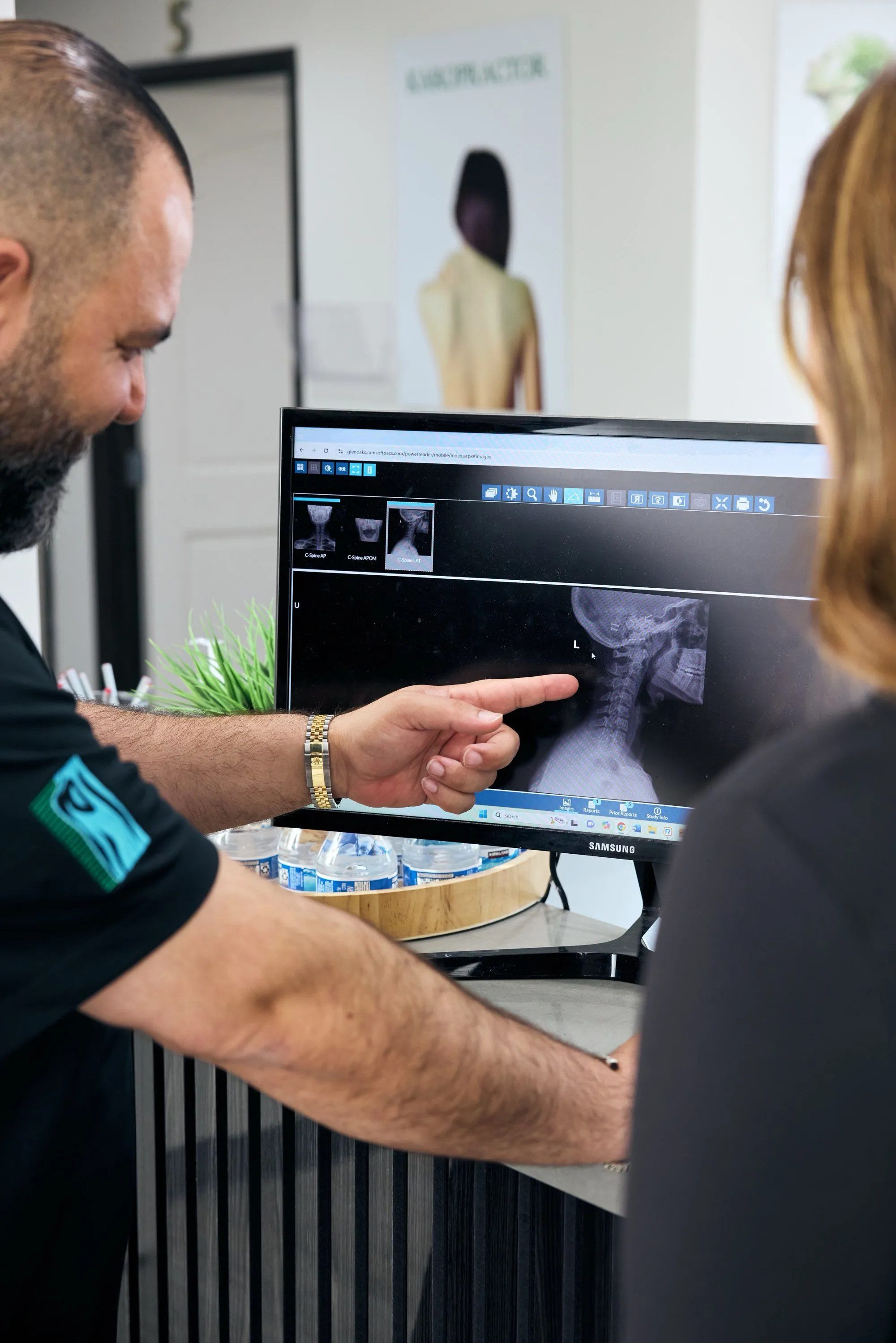 girl smiling while holding her phone