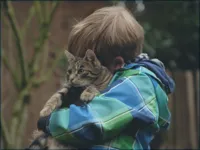 cat, children, new pet, new kitten