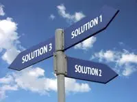 Signs for different solutions