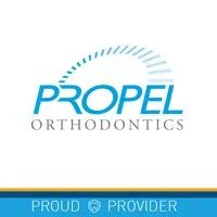 logo for Propel Orthodontics, dentist in Westminster, MD