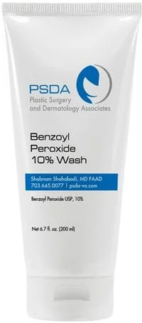PSDA Benzoyl Peroxide 10% Wash