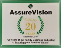 assure vision best optometist award