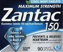 Zantac box