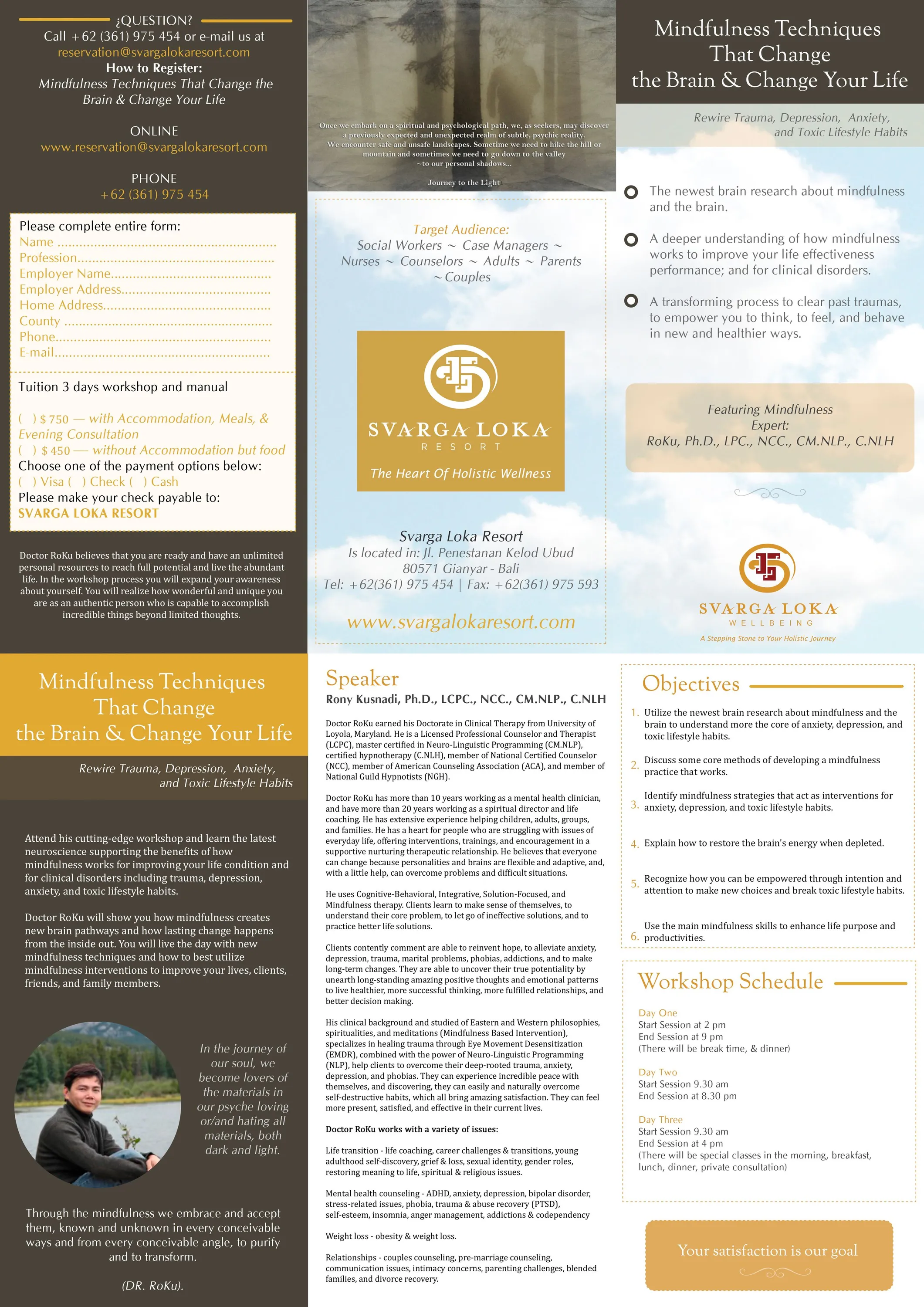 Mindfulness Techniques brochure