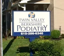 Twin Valley Berkshire Podiatry sign