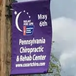 A flag representing our chiropractic care in Waynesburg, PA