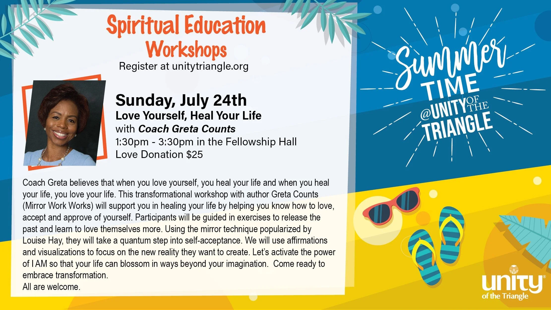 Love Yourself, Heal Your Life - Spiritual Education Workshop