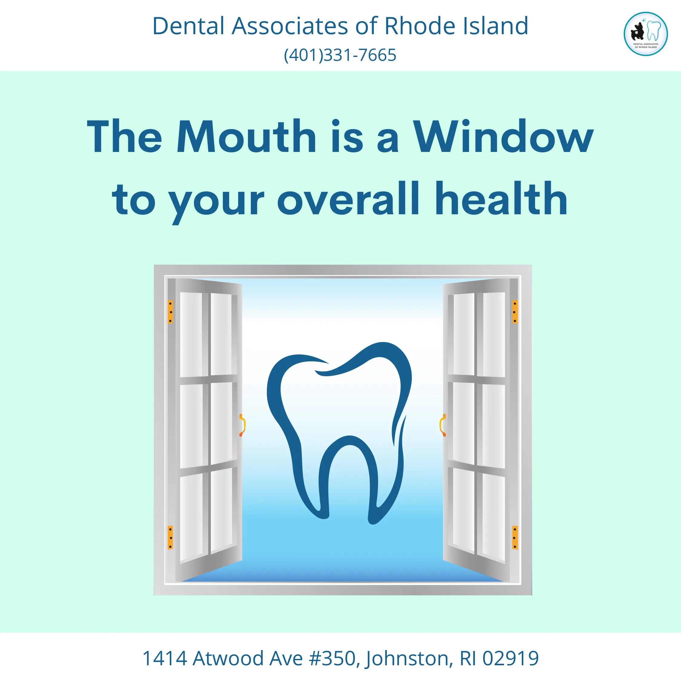 Your mouth is a window to overall health