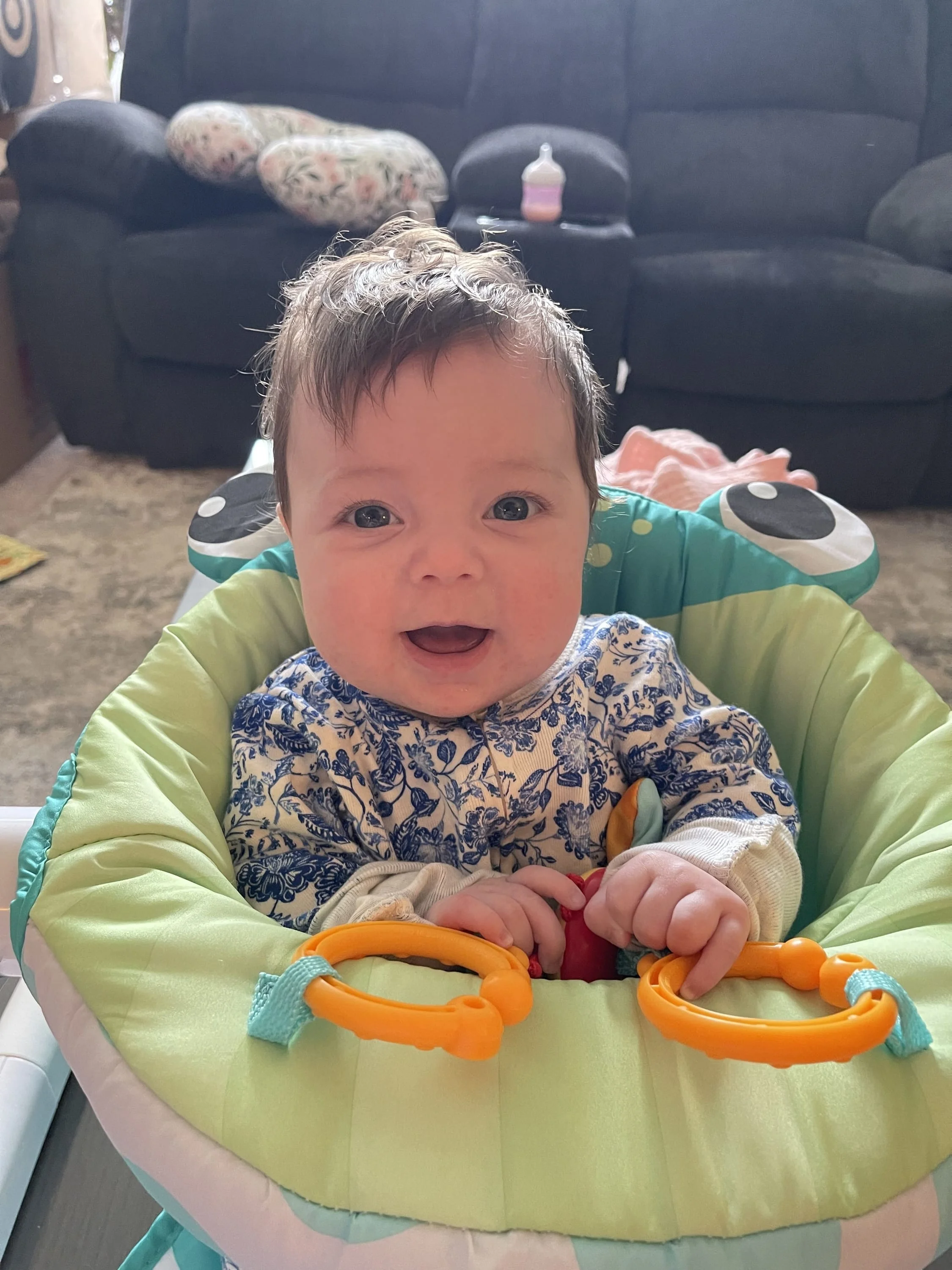 I was a Gerber baby, and now my Charlie is a Gerber baby! 