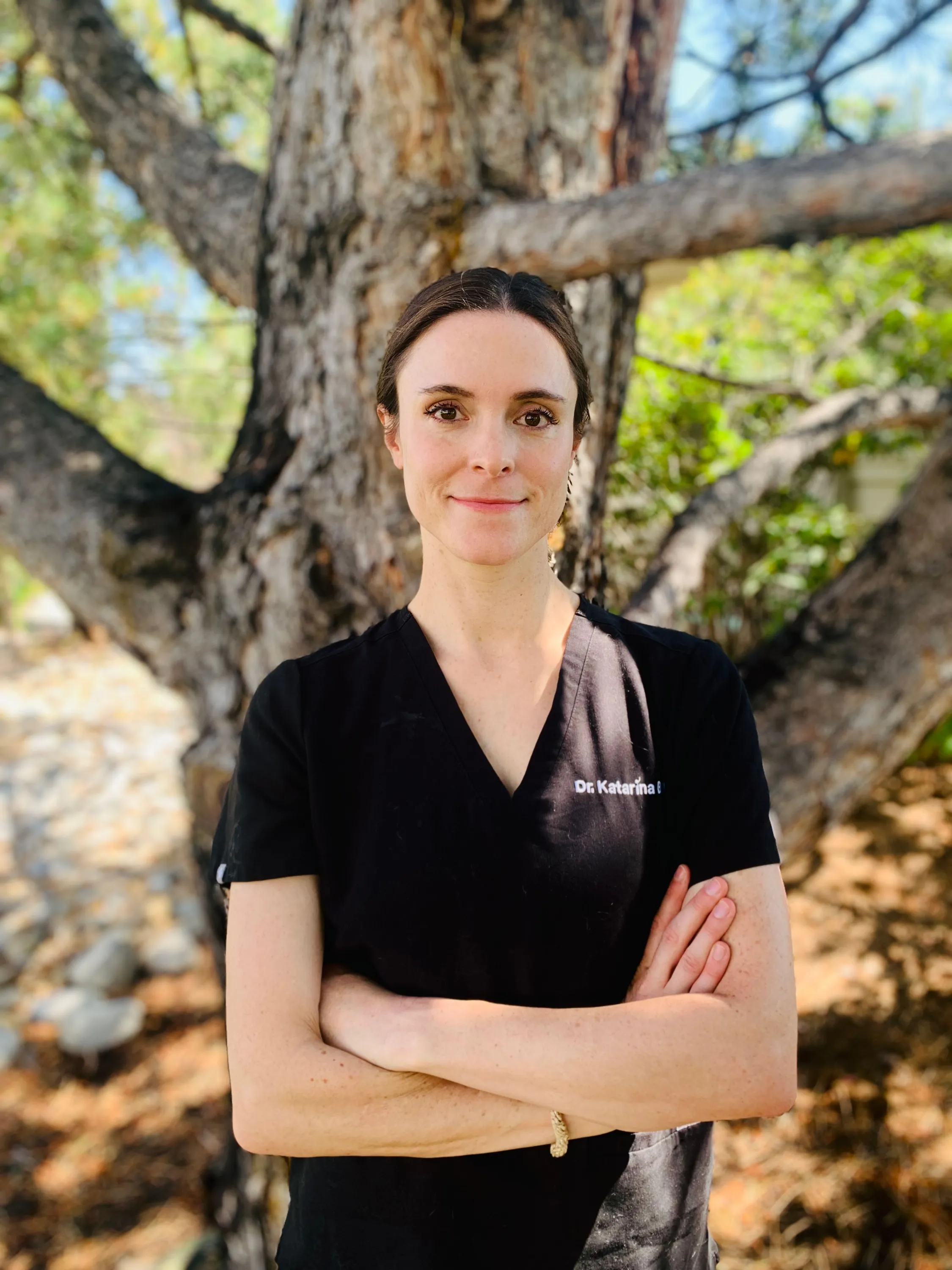 Dr. Bennett pictured outside