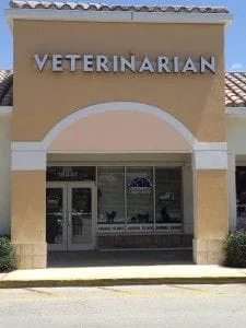  Outside office of an veterinarian