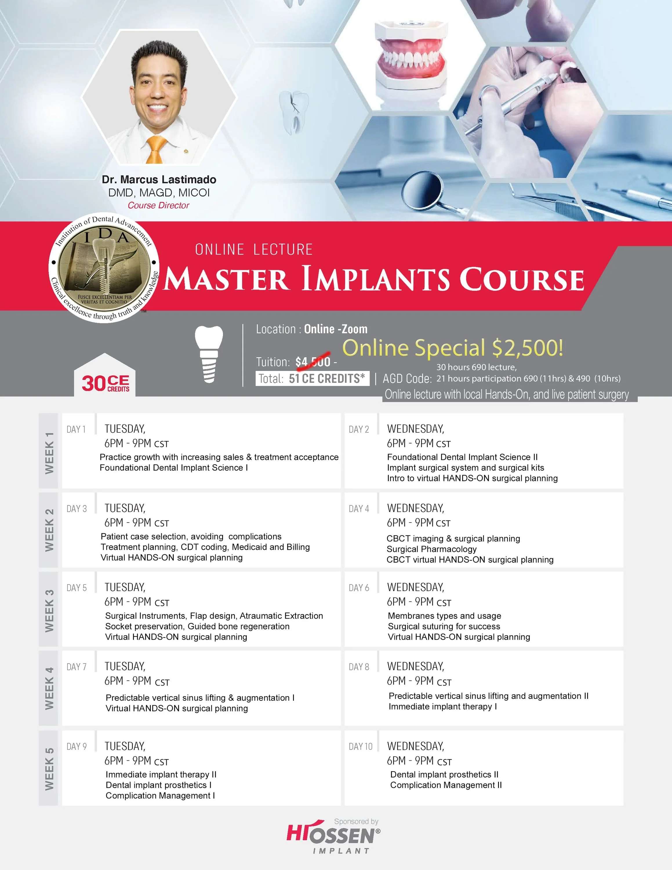 dental implant surgical training course