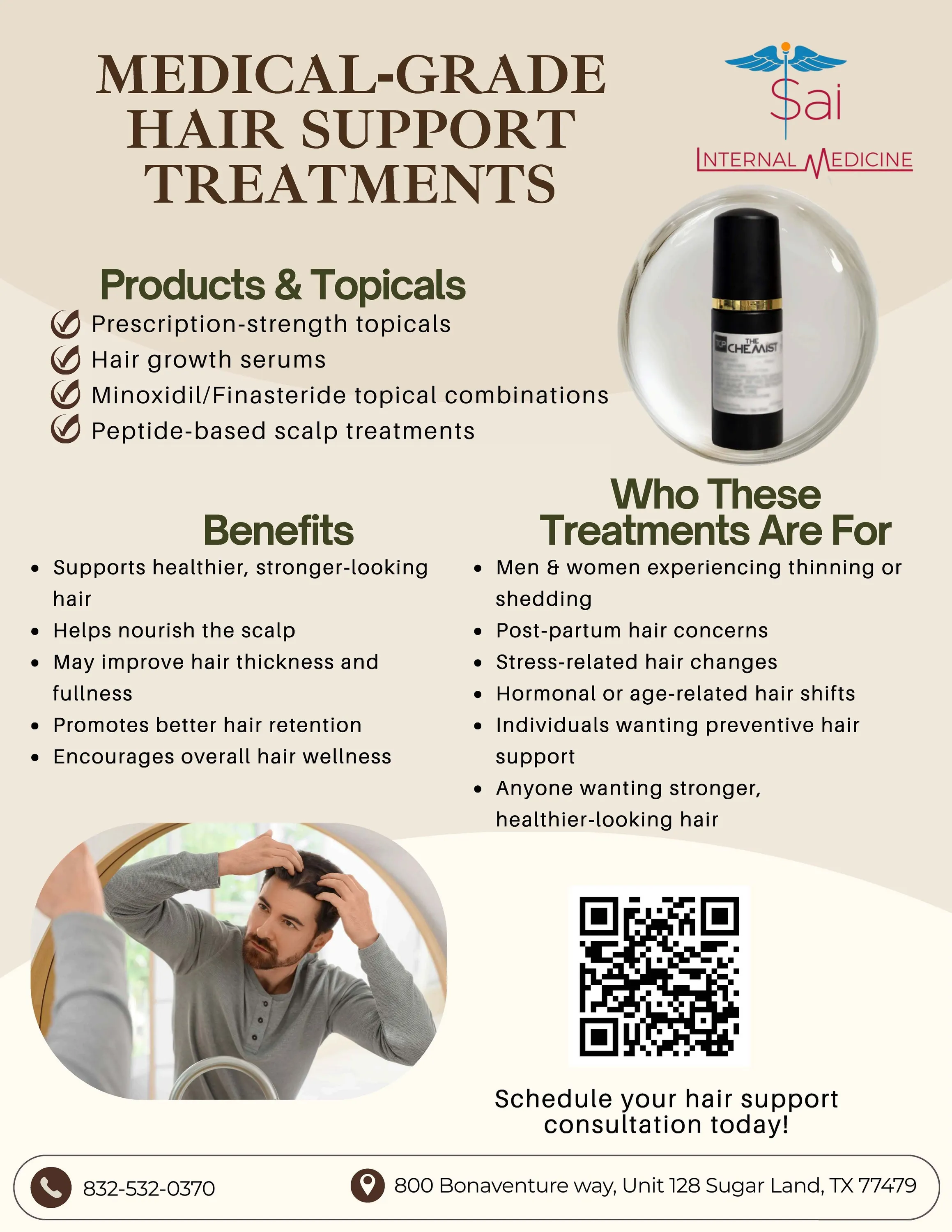 Hair treatment Flyer