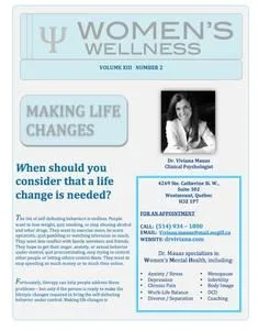 Women Wellness Newsletter 2: Psychologist in Montreal