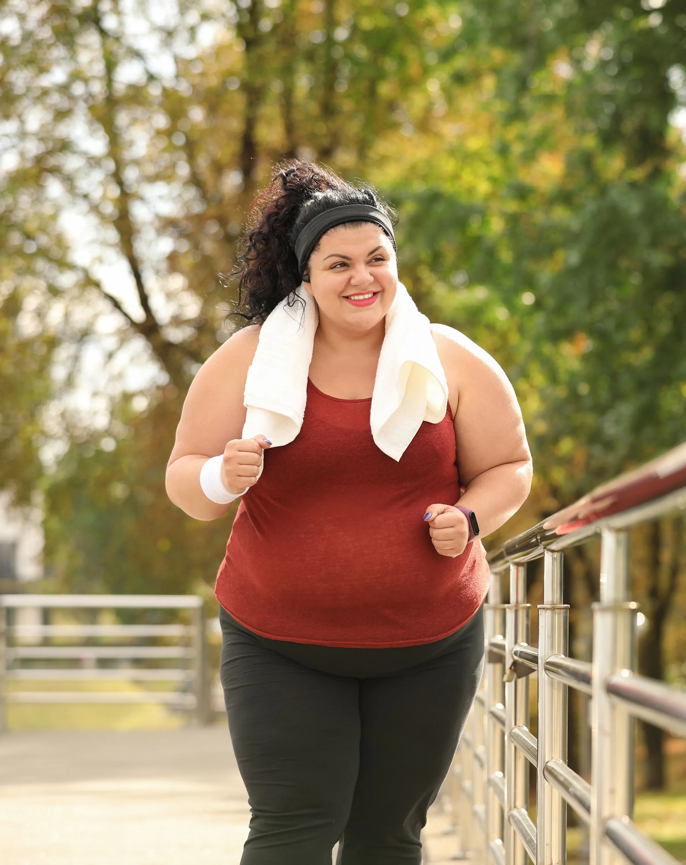 woman jogging