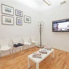 The lobby and reception area of the NYC Chiropractic center for Spinal Decompression therapy NYC and Cold Laser treatment NYC