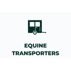 A photo of a sign that says equine transportation.