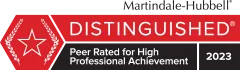 Peer rating Distinguished 2023