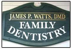Mystic Family dentistry sign