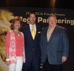 Dr. James Franklin with Lynn Franklin and JT Fox