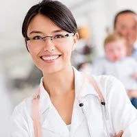 Staff member Kelly Li