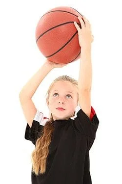 Girl Playing Basketball