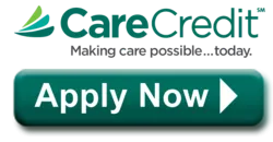 Care Credit Application for Aventura Dental Group. Apply now button.