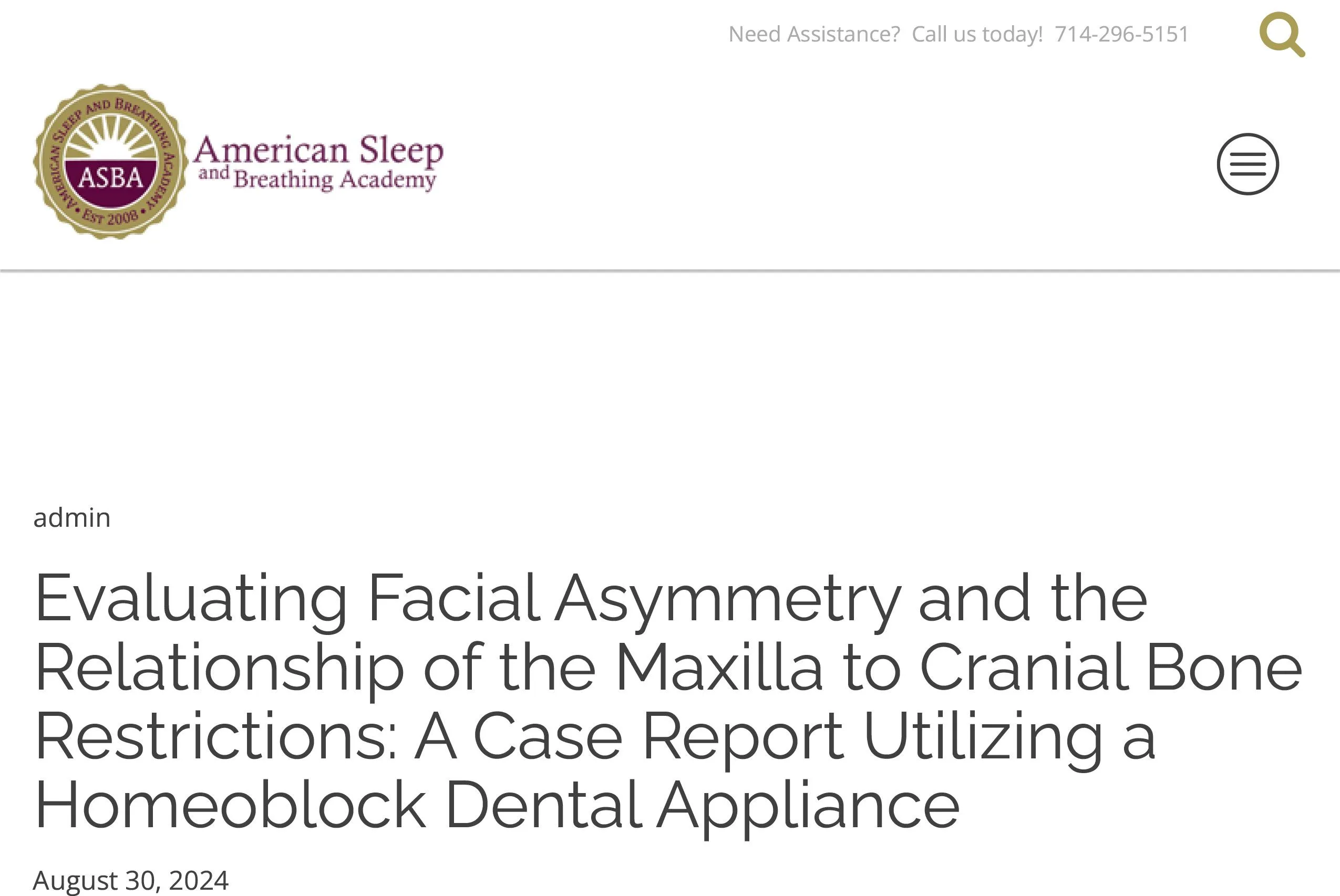 Evaluating Facial Asymmetry