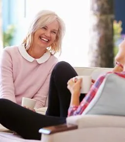 woman smiling