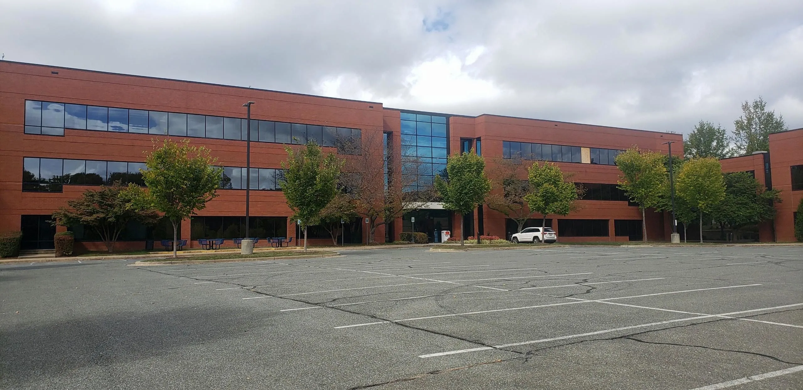 back of the building