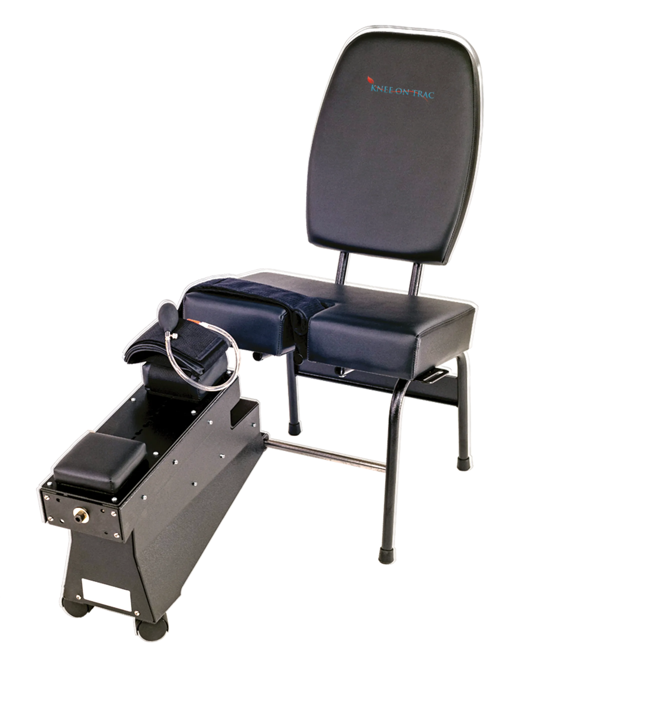 Knee on Trac decompression therapy equipment