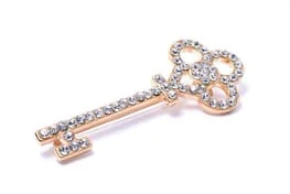 key with diamonds