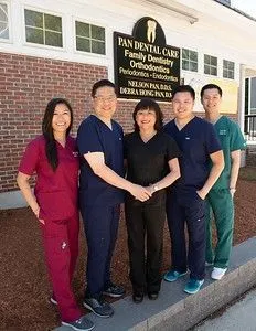 Outdoor group photo, Dentist Melrose, MA