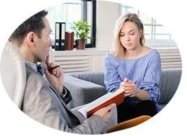 Adult Woman in therapy session