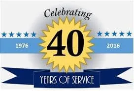 40 years of service