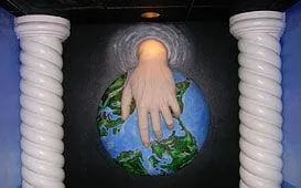 hand creating world