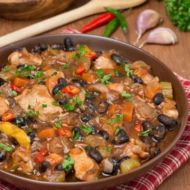 Crock Pot Black Bean Pumpkin Turkey Chili