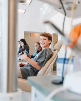 Photograph of kid smiling while at Gentle Dentist, Hollywood, FL