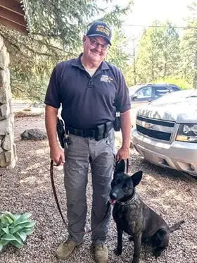 Officer and Dog