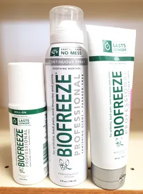 Biofreeze cold therapy treatment