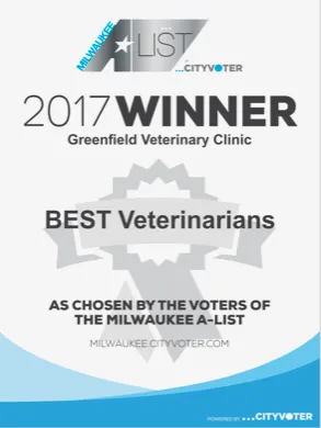 Best Veterinarians Milwaukee 2018