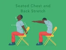 Seated Chest and Back Stretch