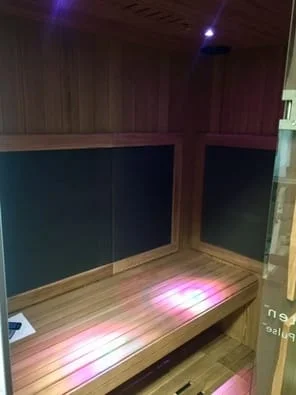 Inside of sauna