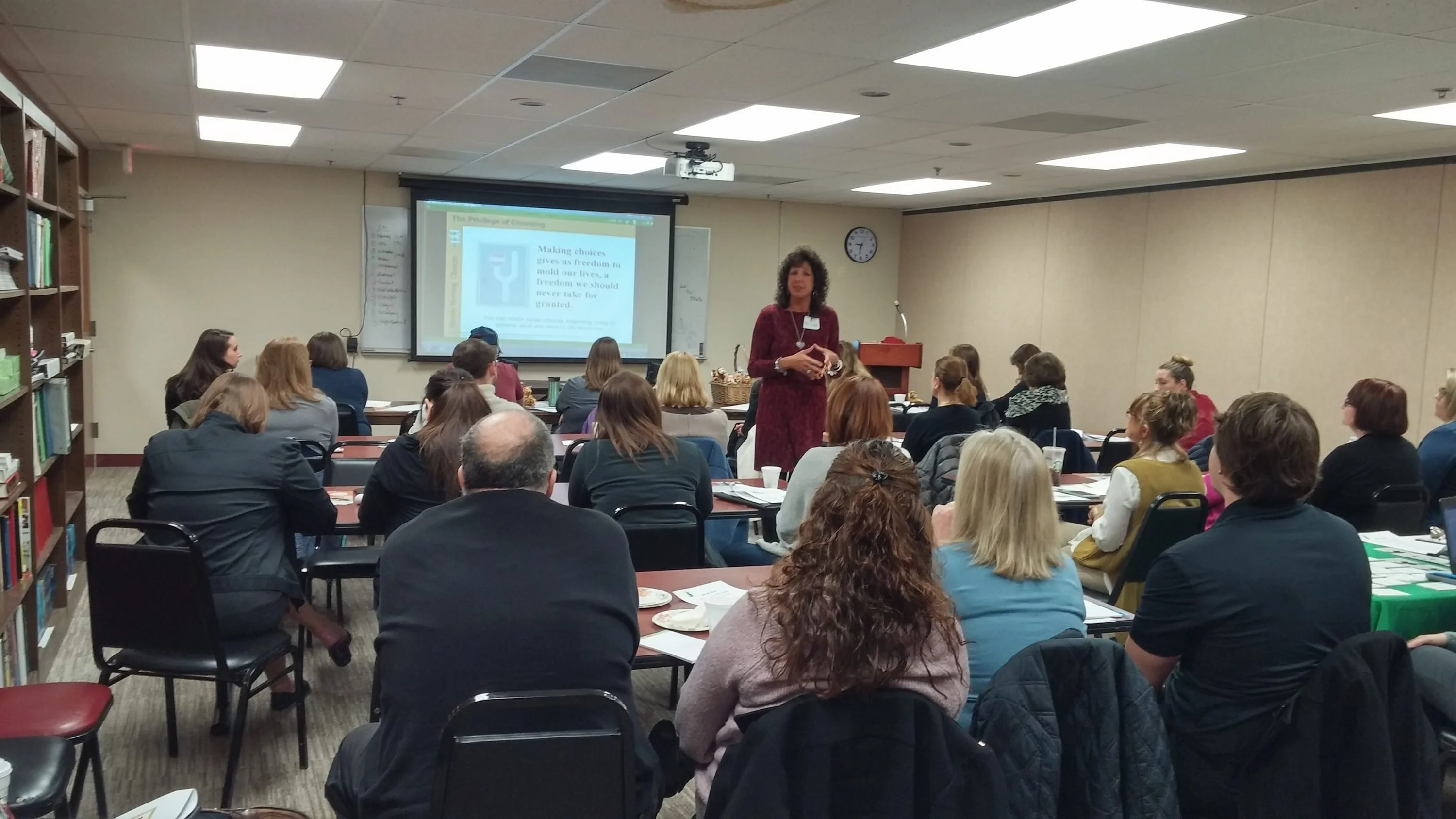Maria Lutz at Oradell AH Meeting  March 2018