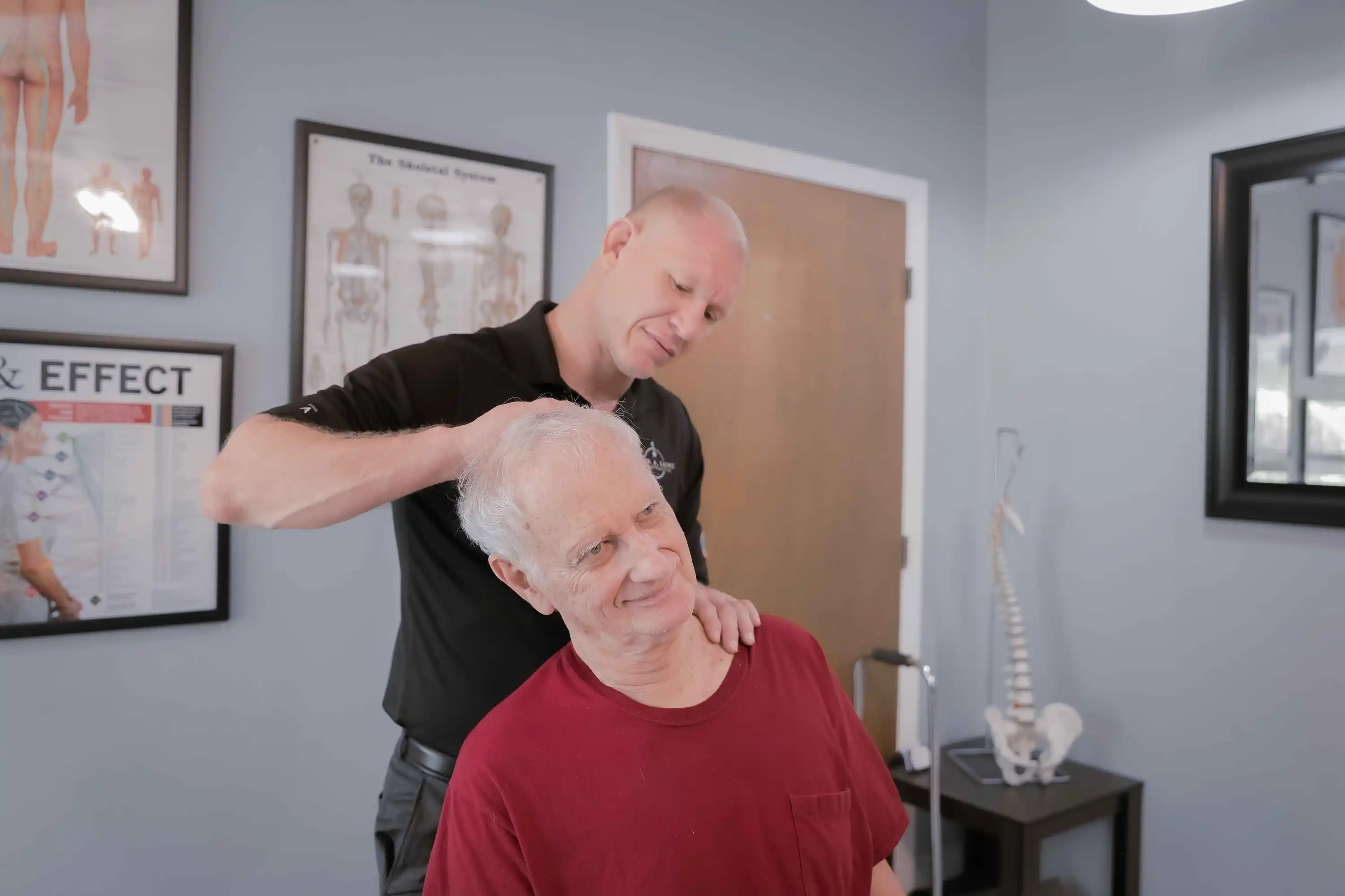 Patient receiving treatment