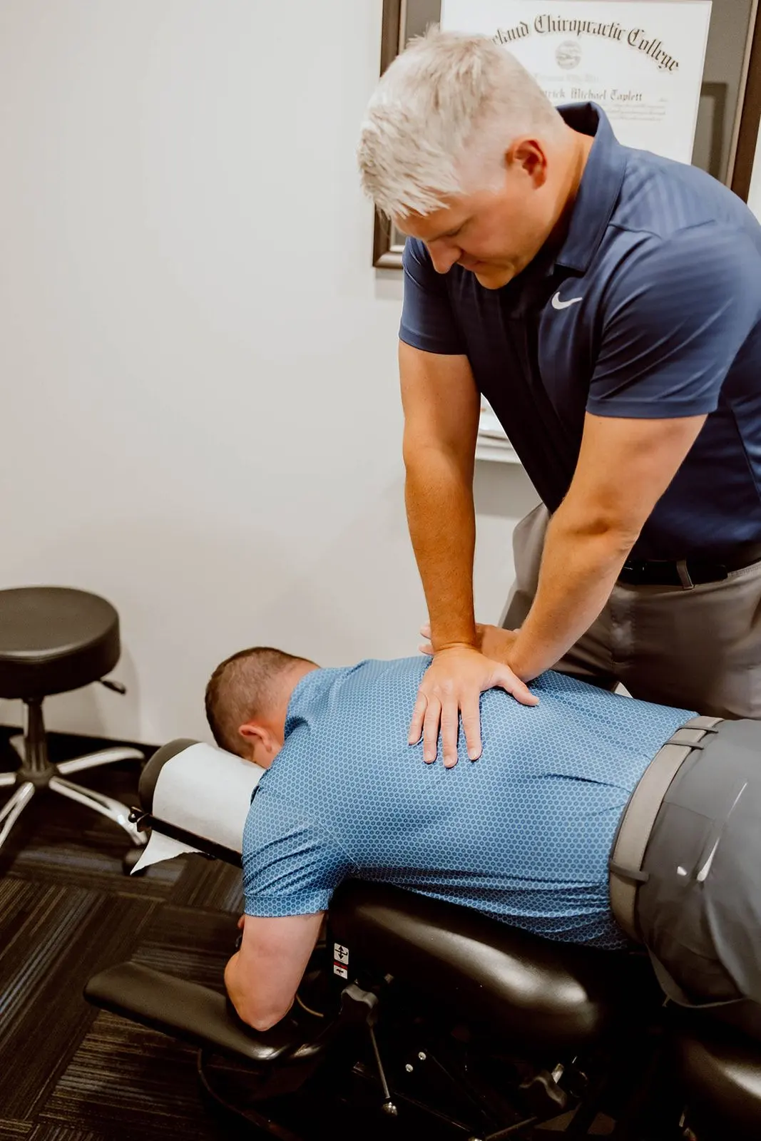 Dr Taplett Adjusting